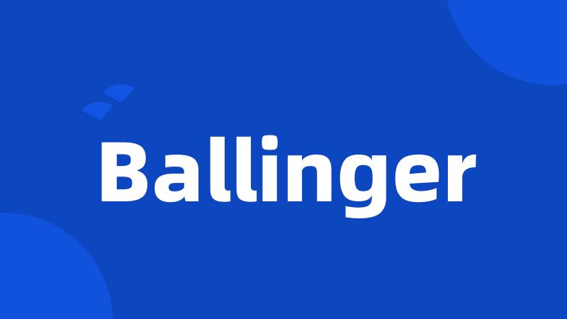 Ballinger