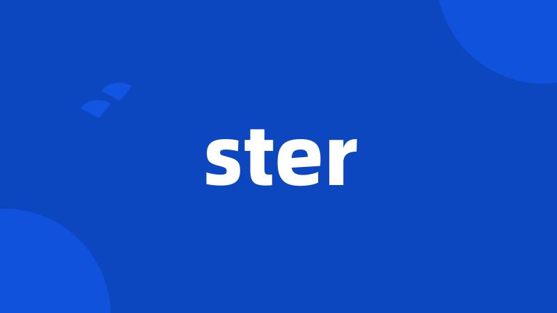 ster