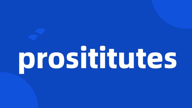 prosititutes