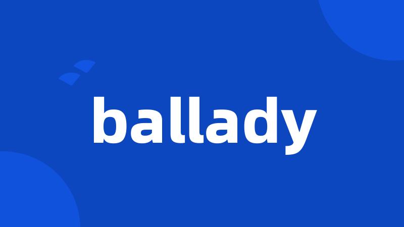 ballady