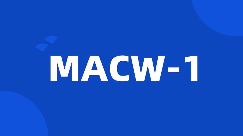 MACW-1