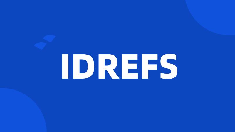 IDREFS