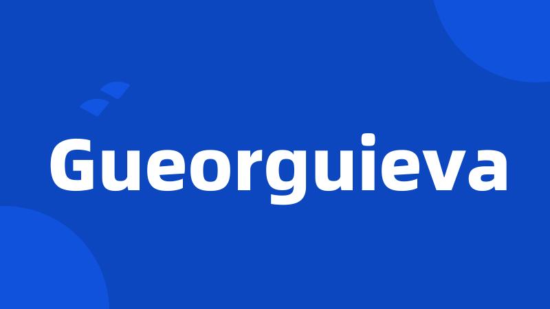 Gueorguieva