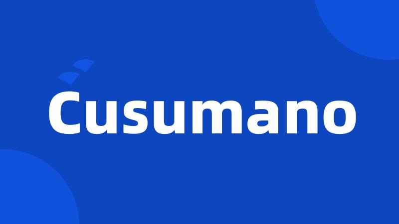 Cusumano