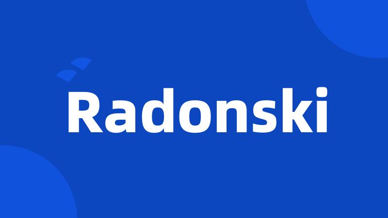 Radonski