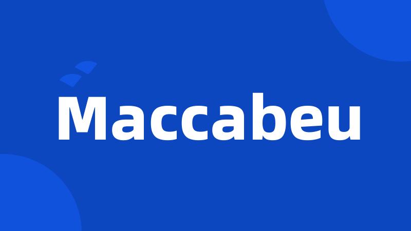 Maccabeu