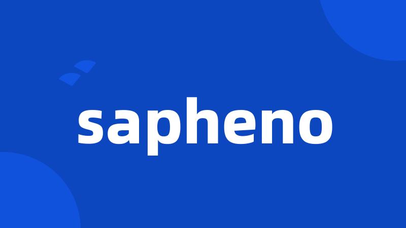 sapheno