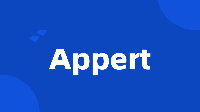 Appert