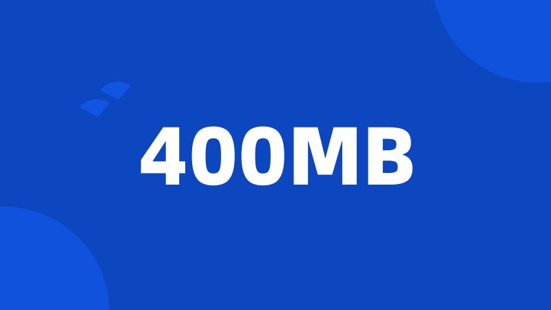 400MB