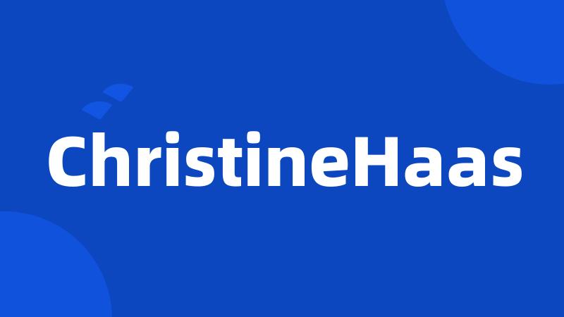 ChristineHaas