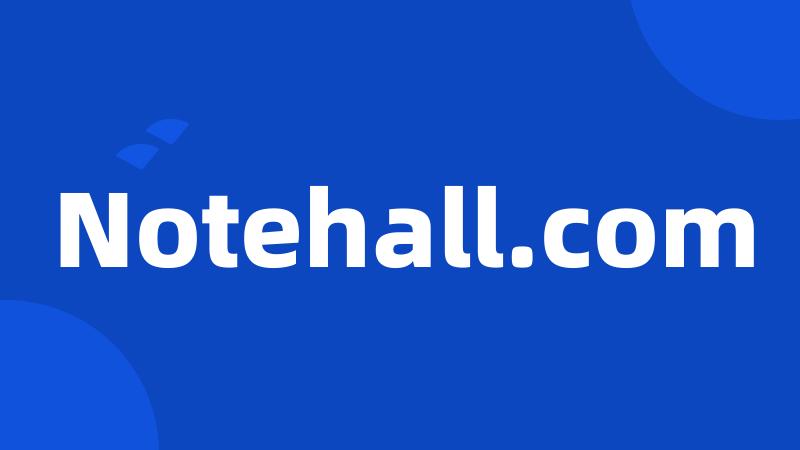 Notehall.com