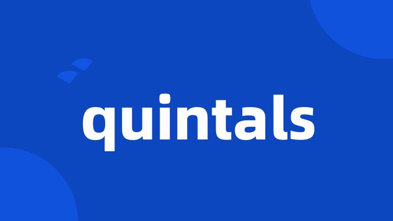 quintals