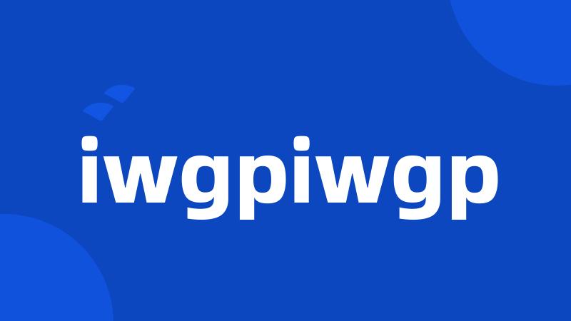 iwgpiwgp