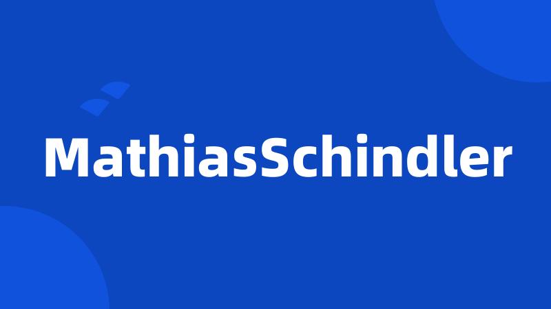 MathiasSchindler