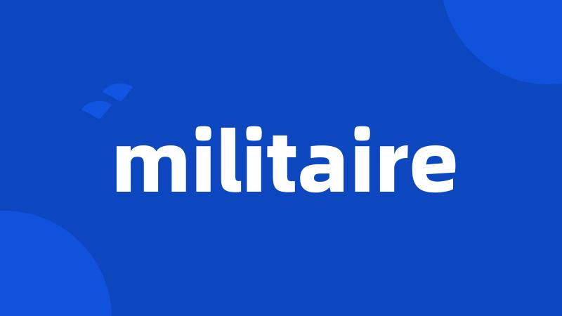 militaire