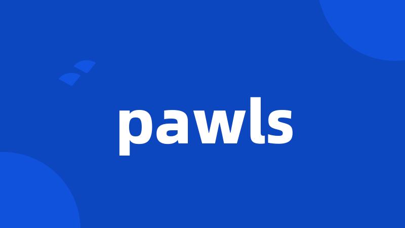 pawls