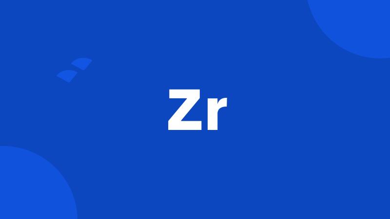 Zr