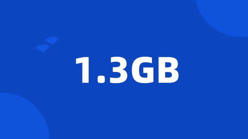 1.3GB