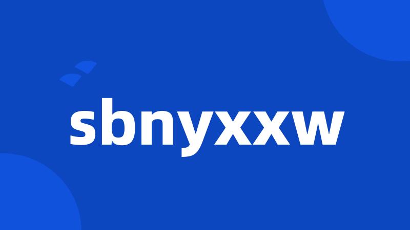 sbnyxxw