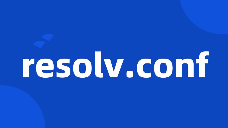 resolv.conf