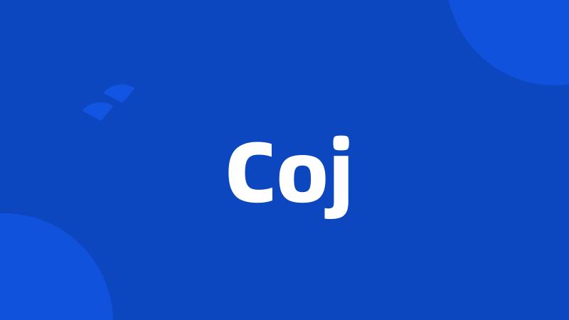 Coj