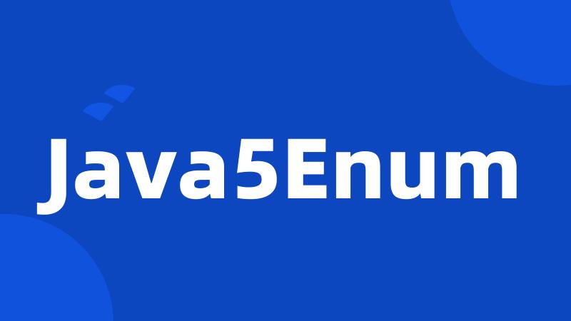 Java5Enum