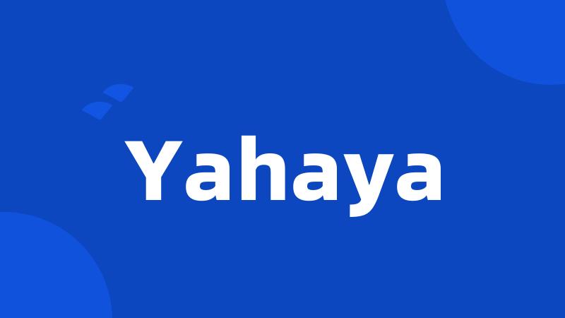 Yahaya