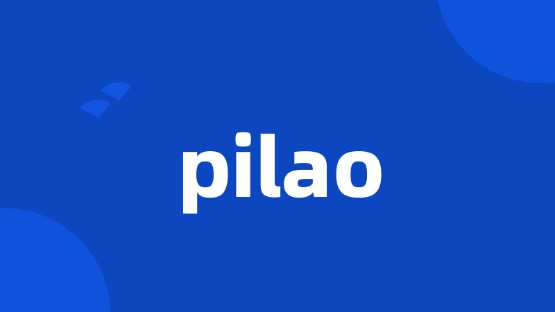 pilao