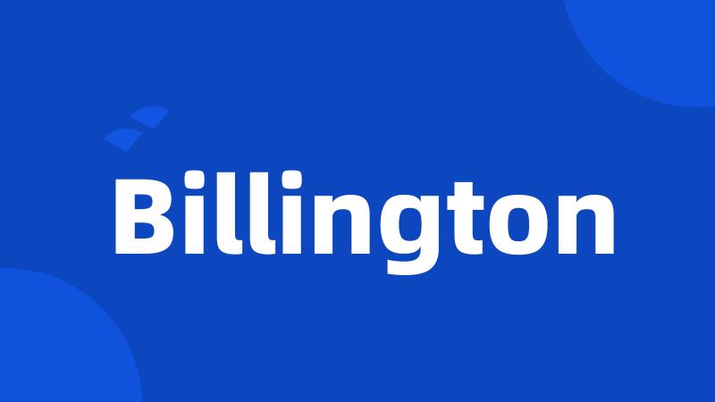 Billington