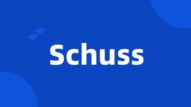 Schuss