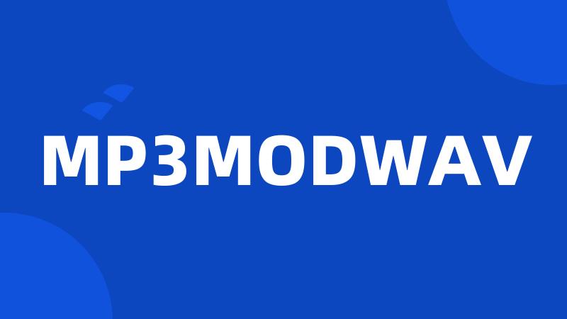 MP3MODWAV