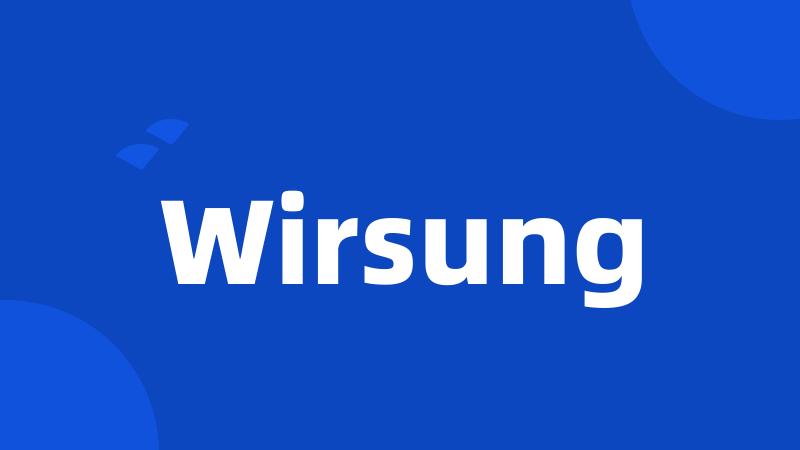 Wirsung