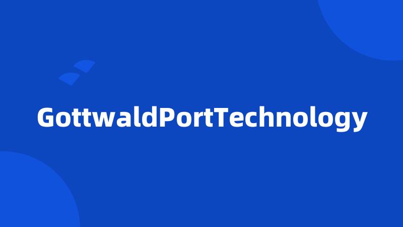 GottwaldPortTechnology