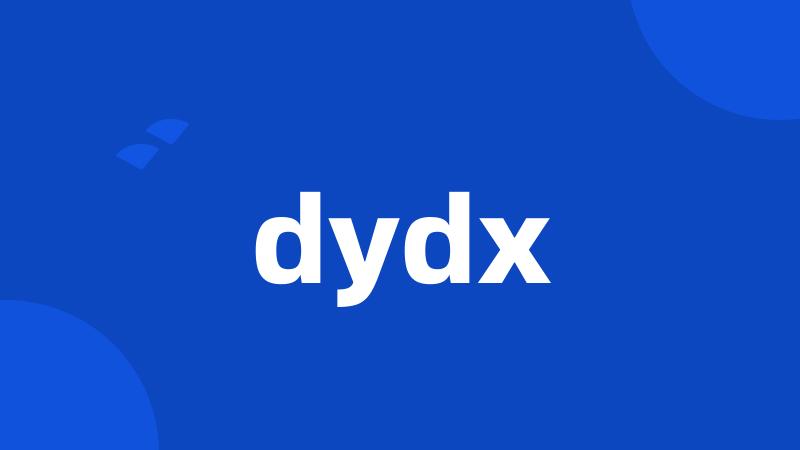 dydx