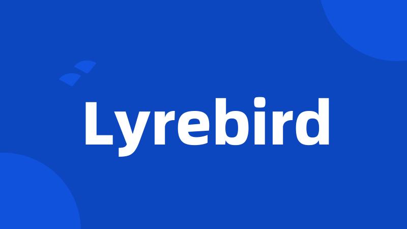 Lyrebird