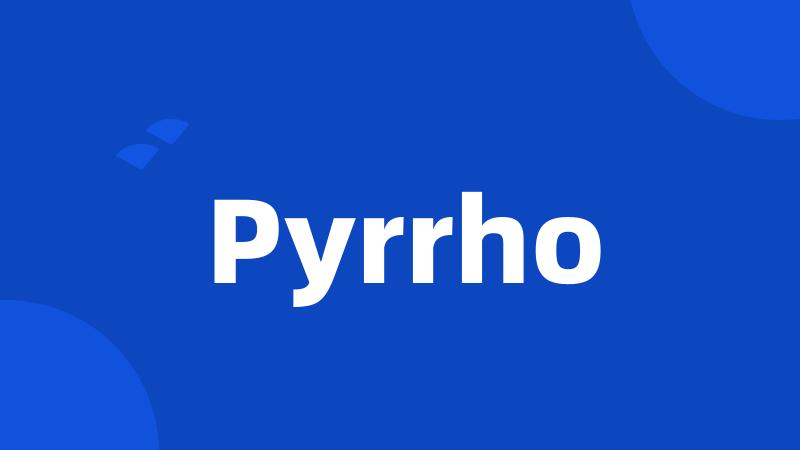 Pyrrho