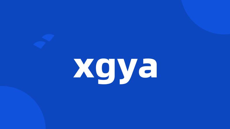 xgya