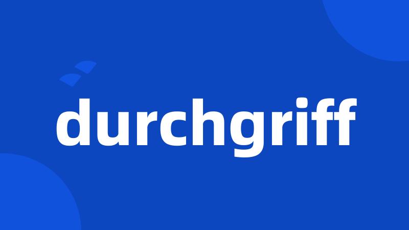 durchgriff