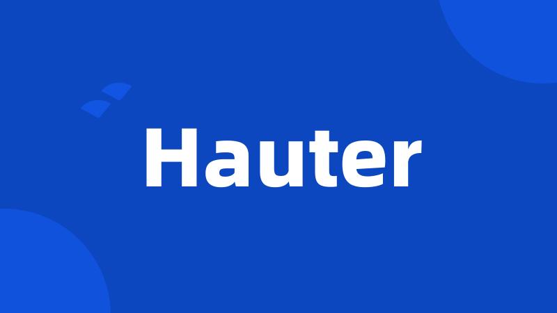 Hauter