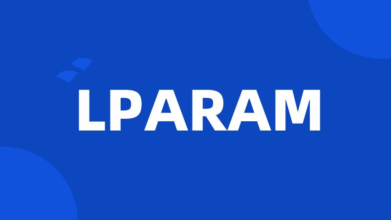 LPARAM