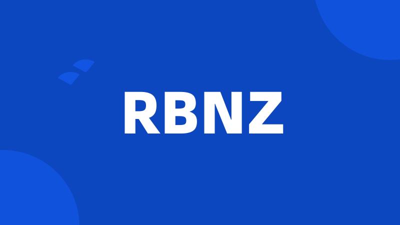 RBNZ