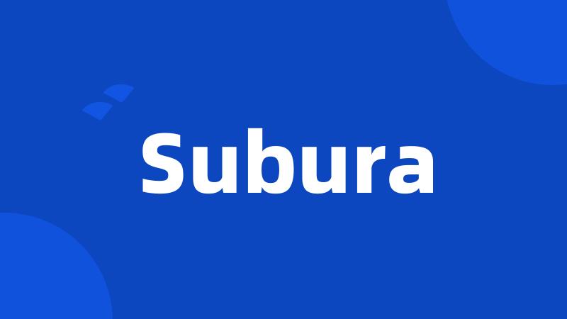 Subura