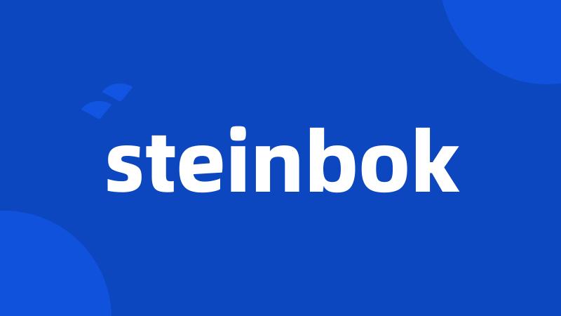 steinbok