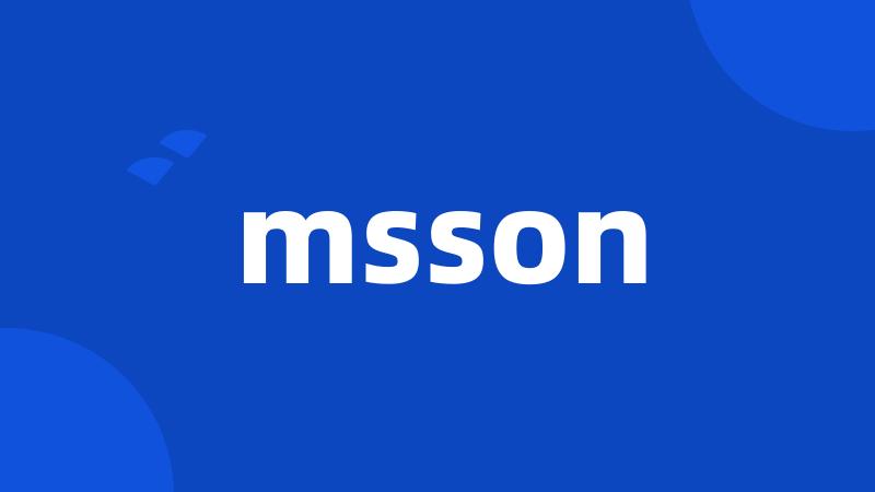 msson