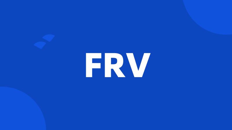 FRV