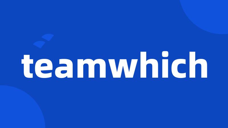 teamwhich