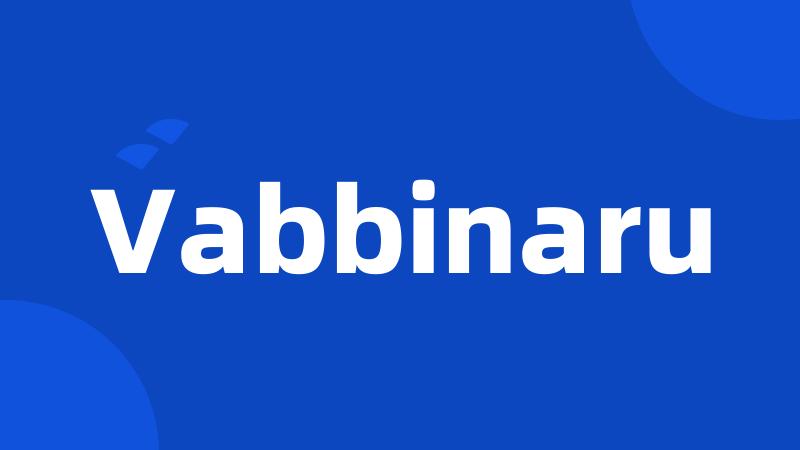 Vabbinaru