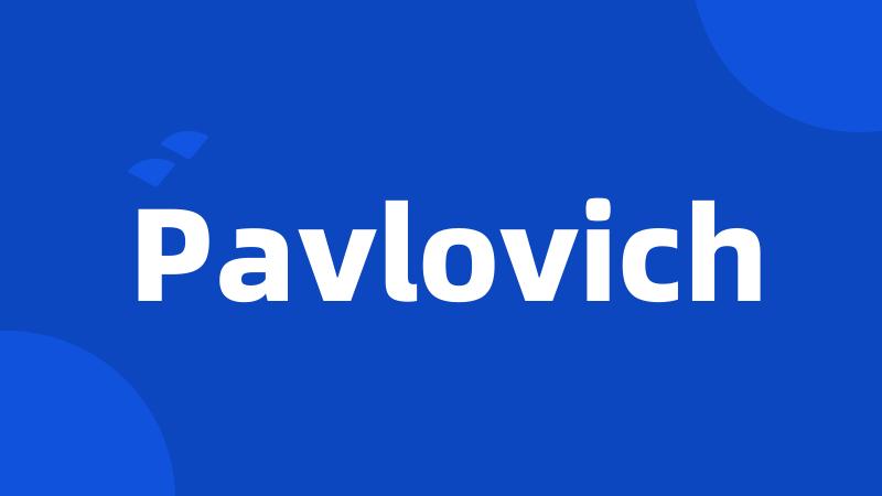 Pavlovich