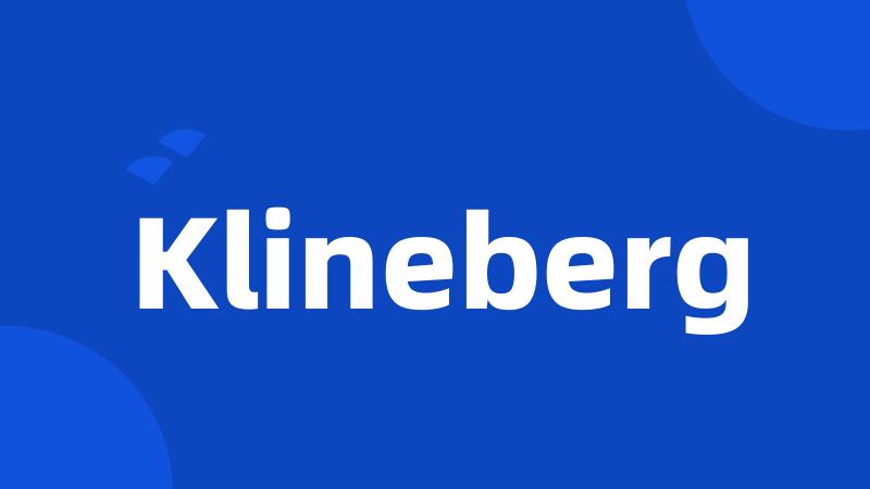 Klineberg