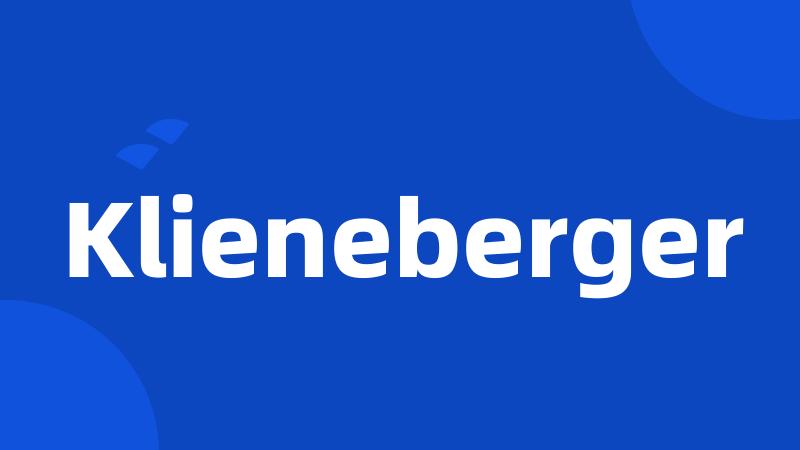 Klieneberger